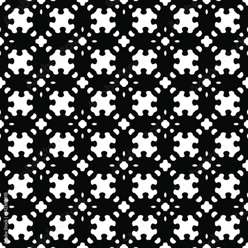 Seamless vector pattern in geometric ornamental style. 