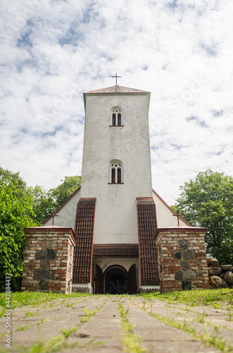 Lutheran church in Varme, Latvia.