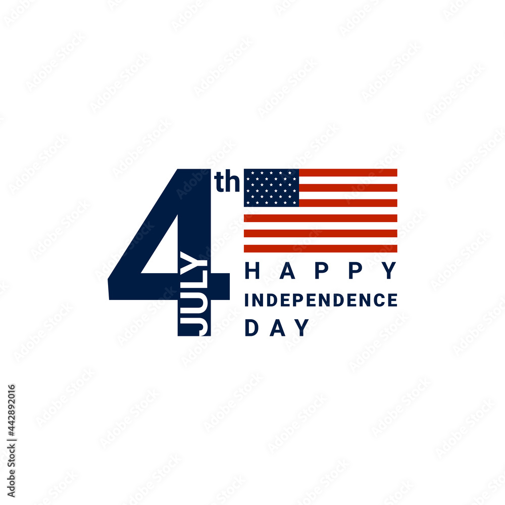 Obraz premium United States Independence Day, 4th of July American Freedom, suitable for backgrounds, t-shirts, clothes, posters, and others