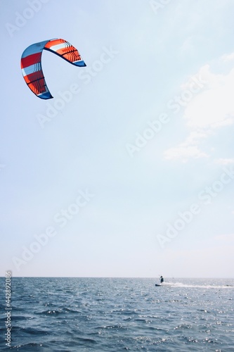 Kitesurfing portrait mobile