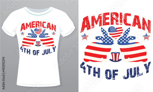 4th of July happy USA independence day - 4th of July t-shirts design, Vector graphic, typographic poster or t-shirt, Proud Army Granddaughter my solder my hero t-shirt designs template bundle.