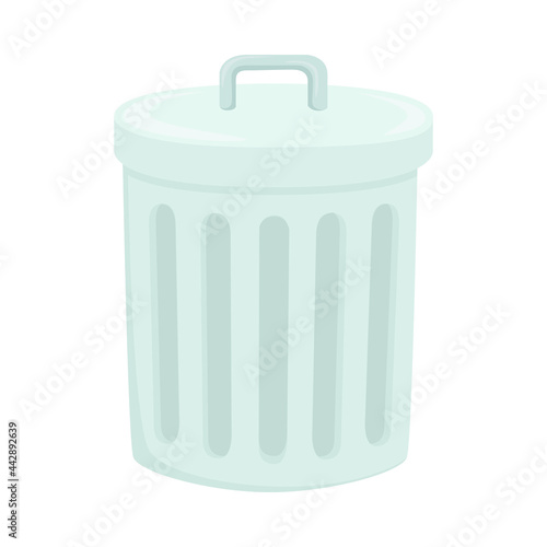 Trash Sign Emoji Icon Illustration. Garbage Vector Symbol Emoticon Design Clip Art Sign Comic Style.