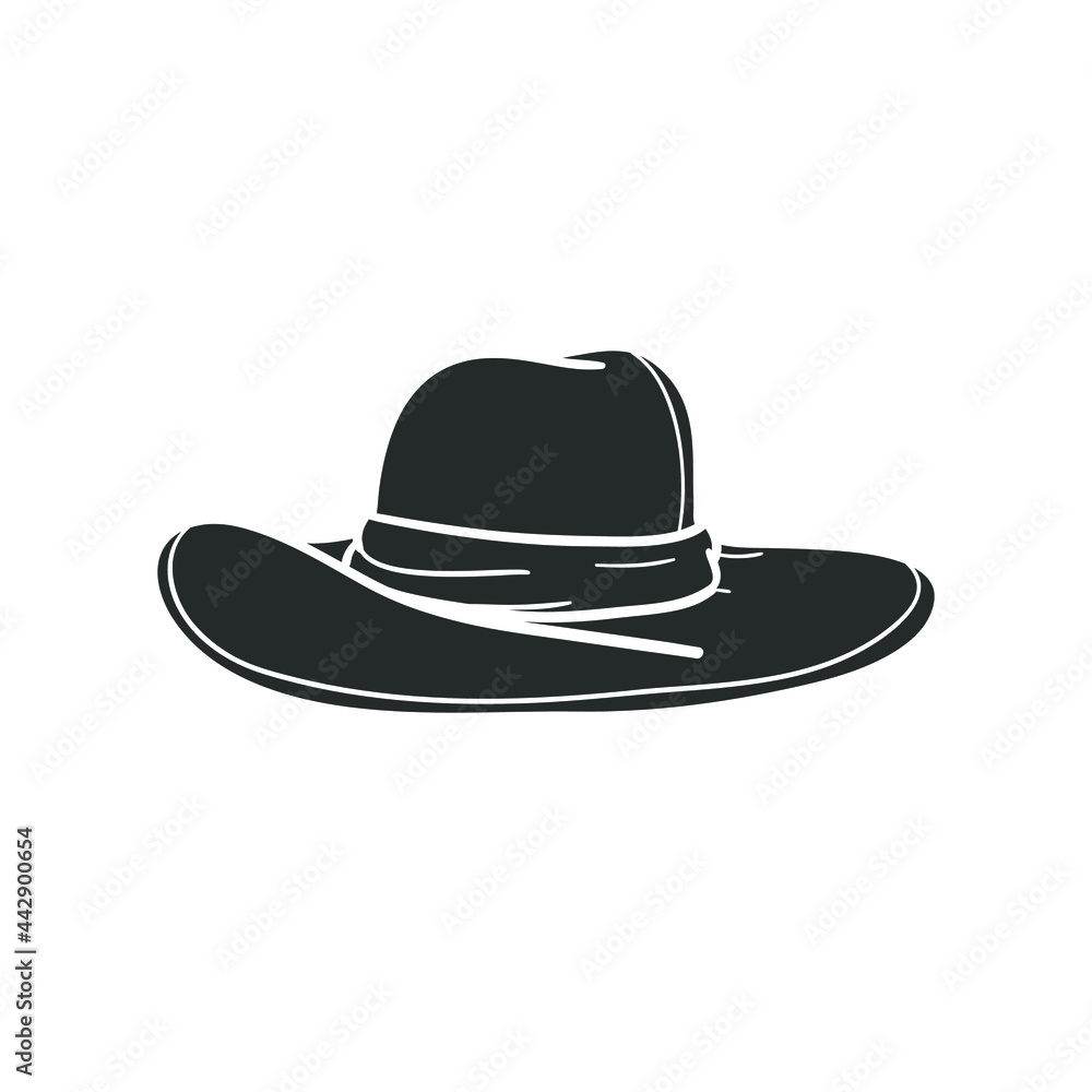 Hat Adventure Icon Silhouette Illustration. Cowboy Vector Graphic Pictogram Symbol Clip Art. Doodle Sketch Black Sign. Hat Adventure Icon Silhouette Illustration. Cowboy Vector Graphic Pictogram Symbol Clip Art. Doodle Sketch Black Sign.