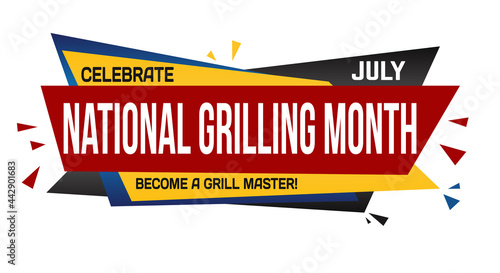 National grilling month banner design