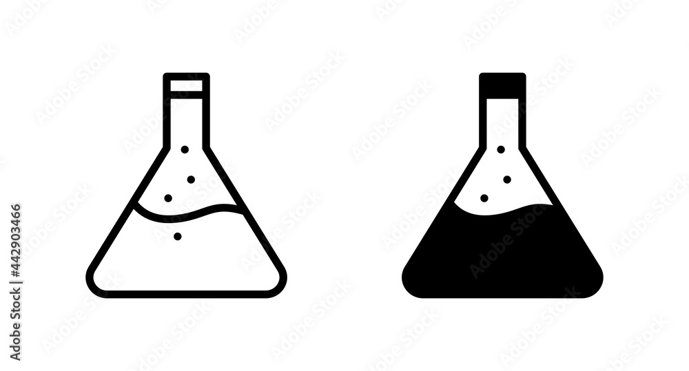 medical test tube icon vector for web, computer and mobile app medical test tube icon vector for web, computer and mobile app