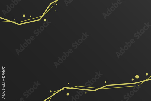 1500 x 1000 abstract trendy background. Dark gradient trendy background with lines and dots. Simple abstract background with dots and line. Used for background, backdrop, flyer, and other.