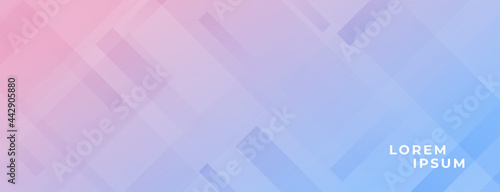 modern colorful elegant banner with lines effect