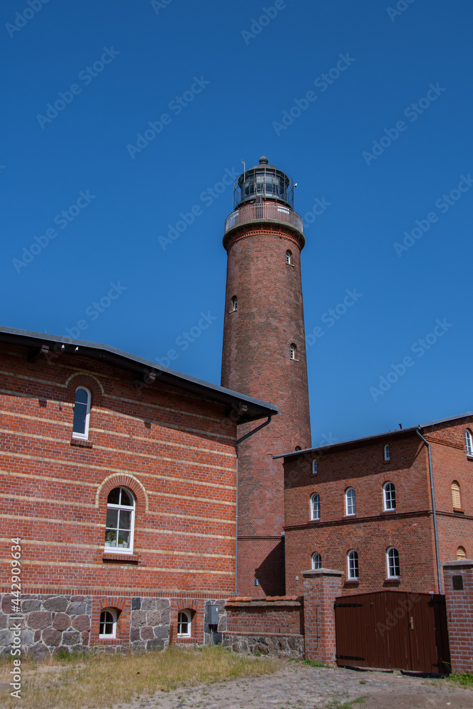 The Darßer Ort lighthouse on the Baltic Sea