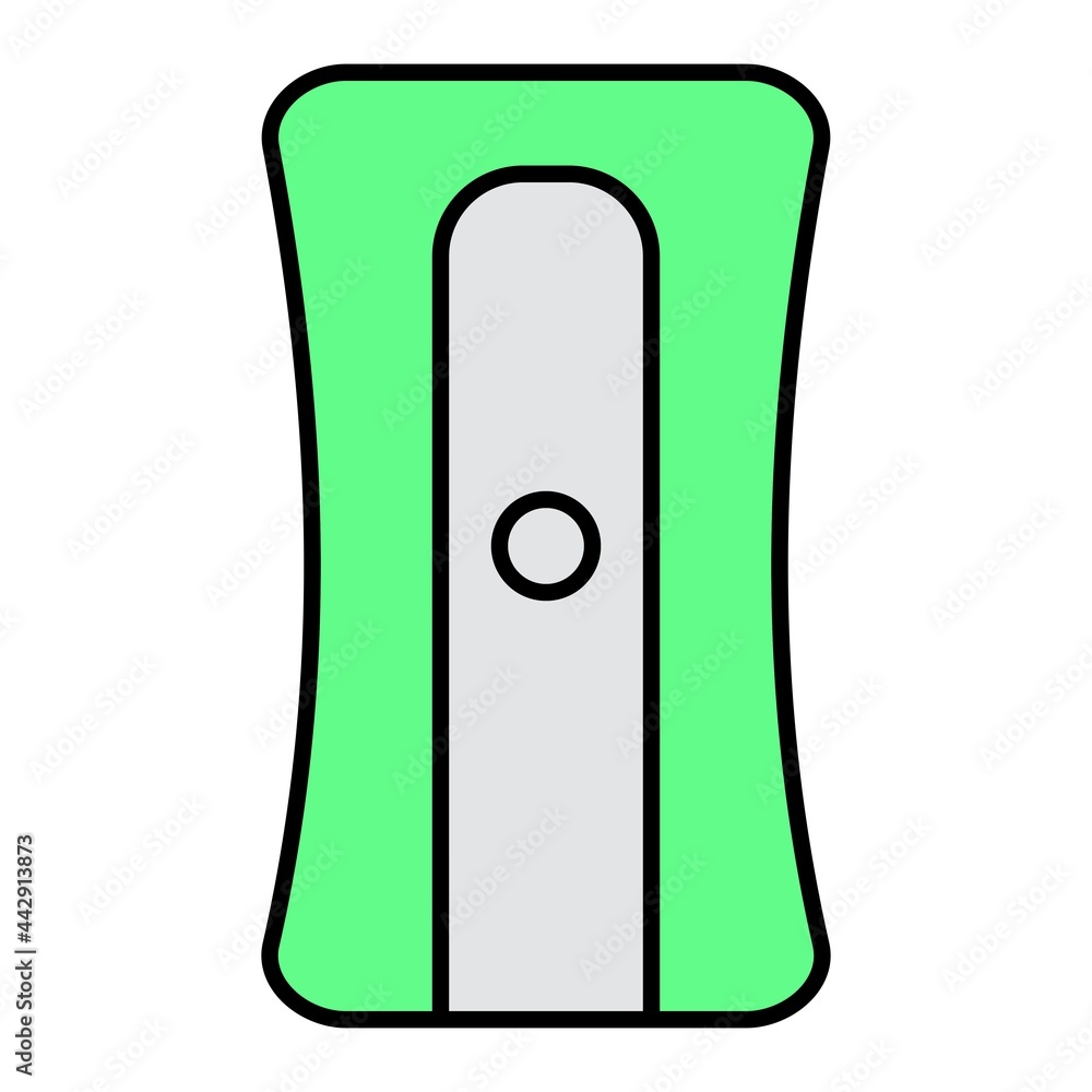 Vector Pencil Sharpner Filled Outline Icon Design Vector Pencil Sharpner Filled Outline Icon Design