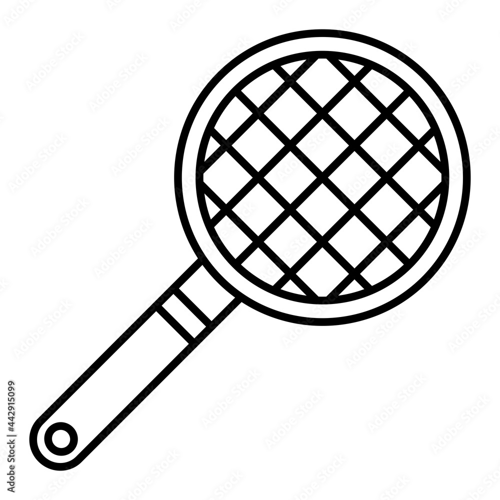Vector Strainer Outline Icon Design Vector Strainer Outline Icon Design