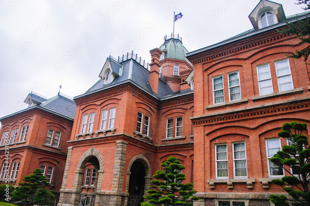 Obraz premium 구 홋카이도 청사(Former Hokkaido Government Office Building)