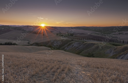 Tramonto in Toscana