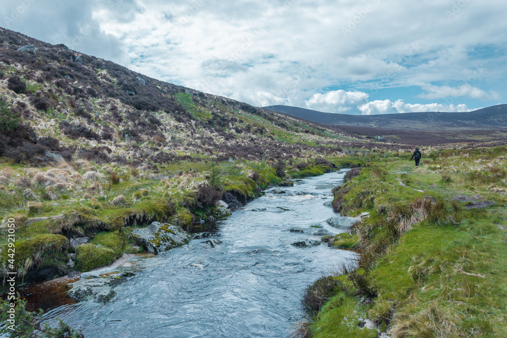 River Glenmacnass, Glenmacnass Waterfall