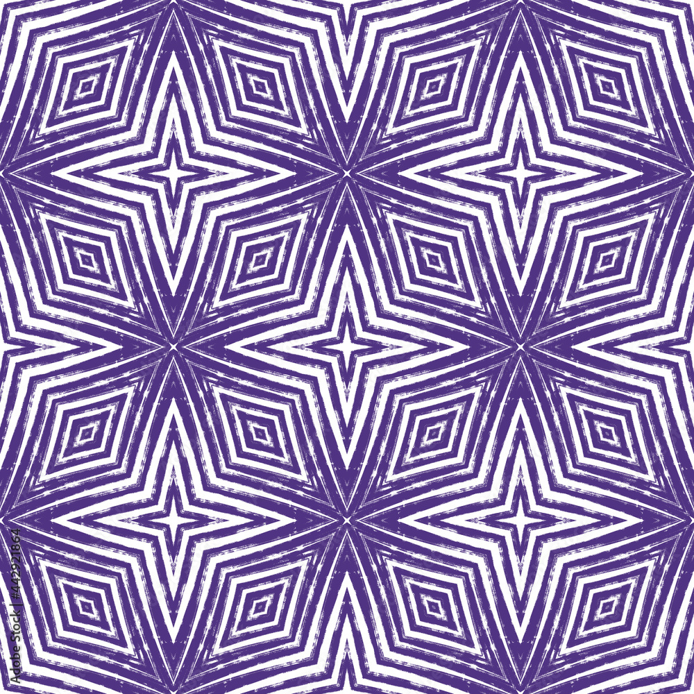 Chevron stripes design. Purple symmetrical