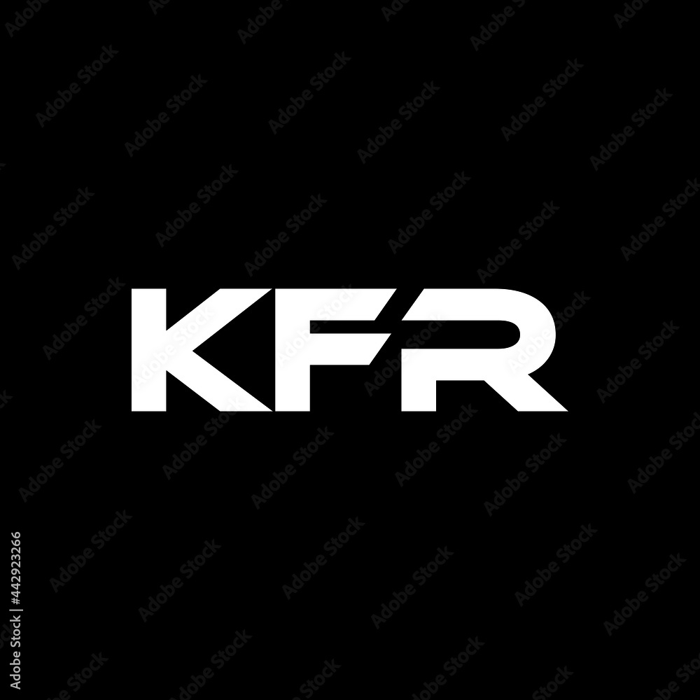 KFR letter logo design with black background in illustrator, vector logo modern alphabet font overlap style. calligraphy designs for logo, Poster, Invitation, etc. KFR letter logo design with black background in illustrator, vector logo modern alphabet font overlap style. calligraphy designs for logo, Poster, Invitation, etc.