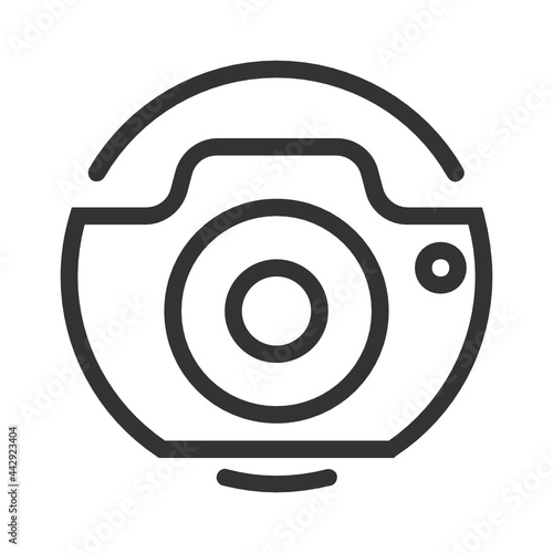 DSLR Camera outline icon.
