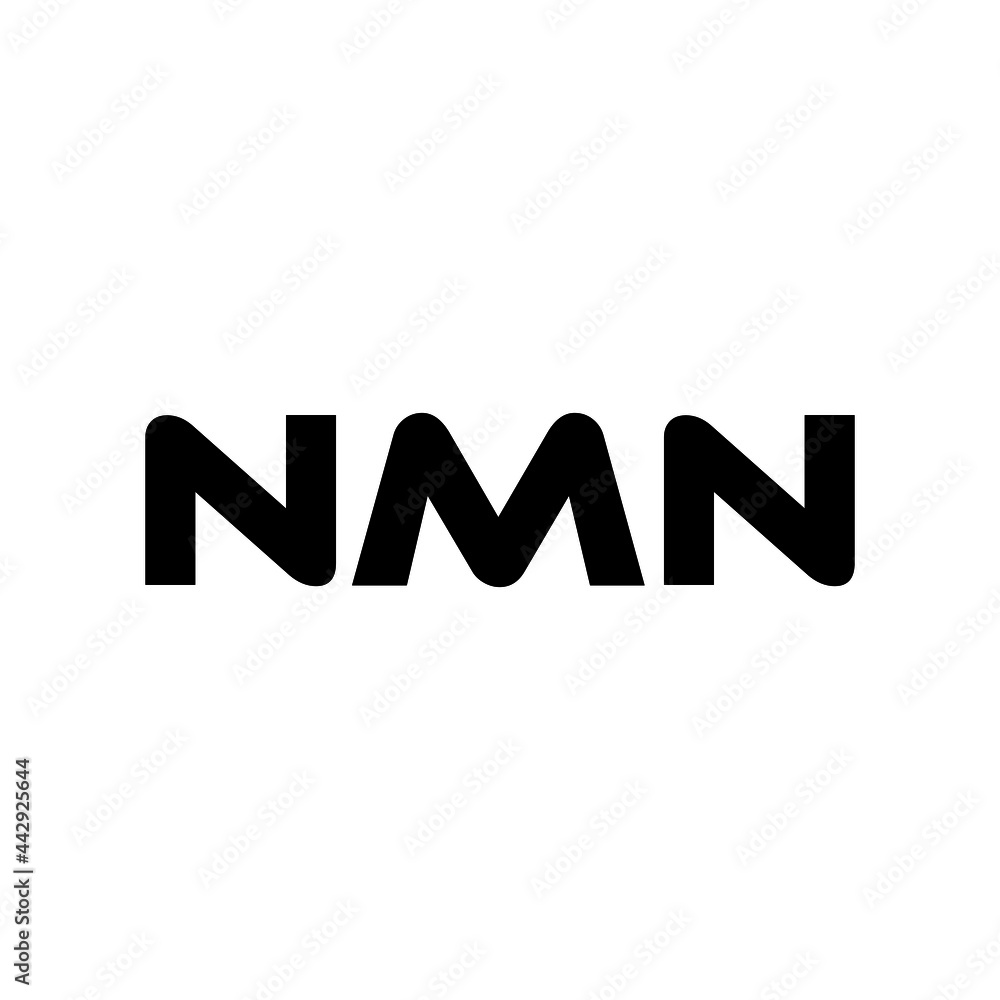 NMN letter logo design with white background in illustrator, vector logo modern alphabet font overlap style. calligraphy designs for logo, Poster, Invitation, etc.