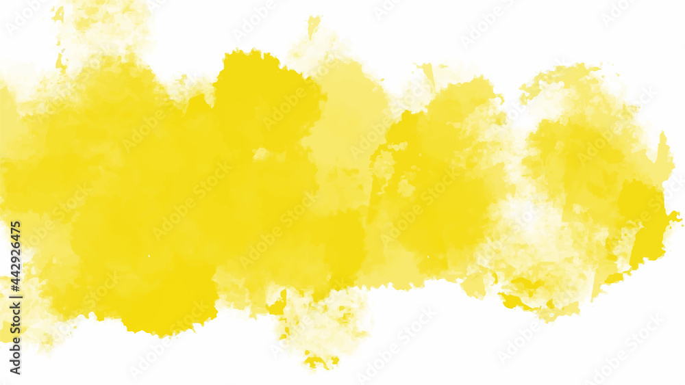 Fototapeta premium Yellow watercolor background for textures backgrounds and web banners design