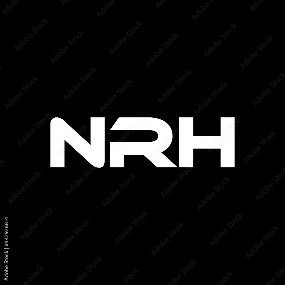 NRH letter logo design with black background in illustrator, vector logo modern alphabet font overlap style. calligraphy designs for logo, Poster, Invitation, etc. NRH letter logo design with black background in illustrator, vector logo modern alphabet font overlap style. calligraphy designs for logo, Poster, Invitation, etc.