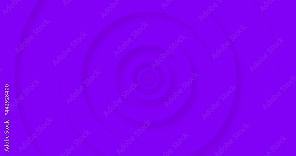Image of purple concentric circles pulsating on seamless loop Image of purple concentric circles pulsating on seamless loop