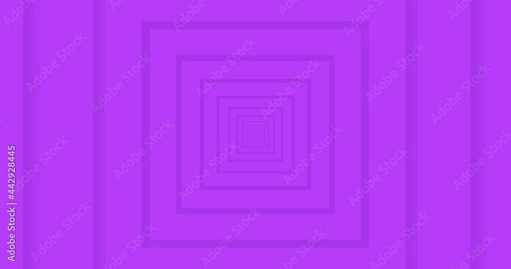 Image of purple squares radiating on seamless loop Image of purple squares radiating on seamless loop