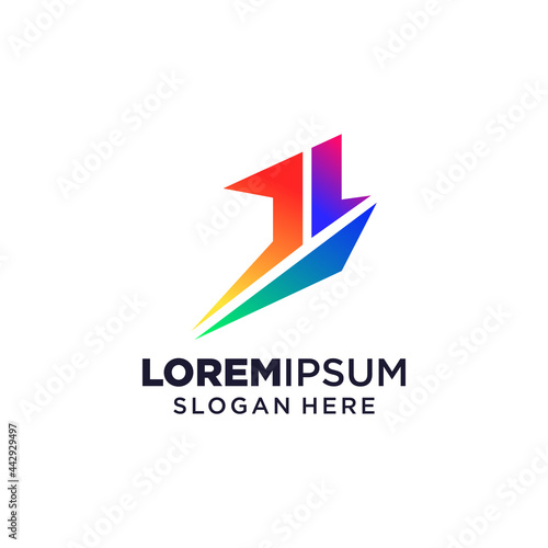 Free Download Letter J logo vector illustration, Design inspiration. Colorful icons - GFXLoad
