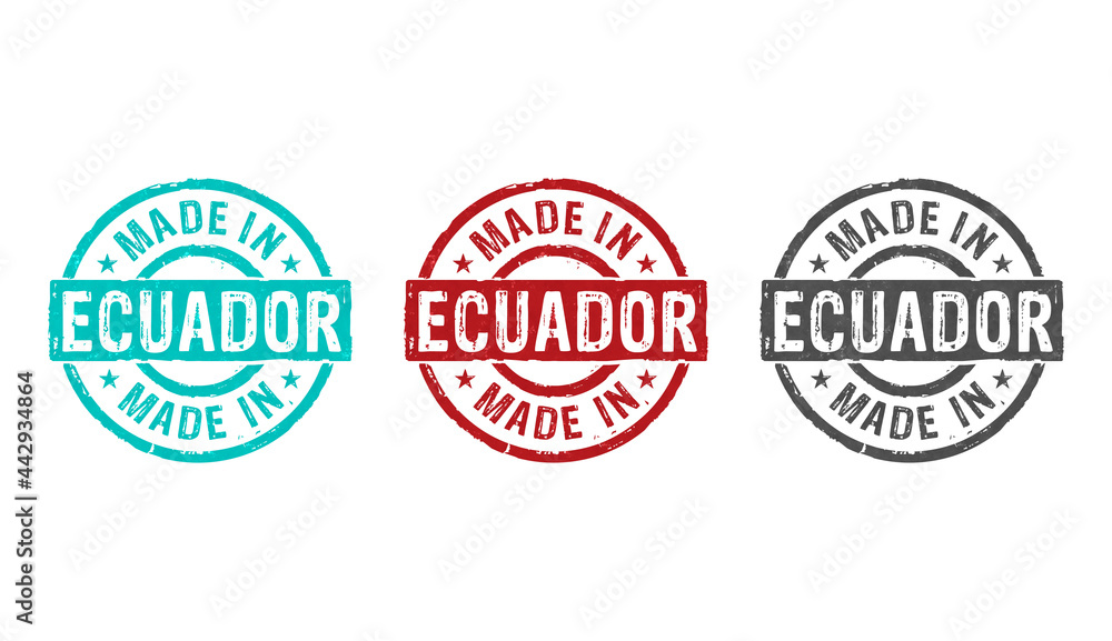 Made in Ecuador stamp and stamping