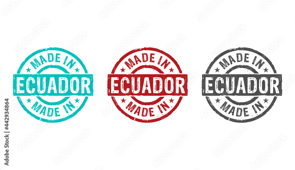 Made in Ecuador stamp and stamping Made in Ecuador stamp and stamping