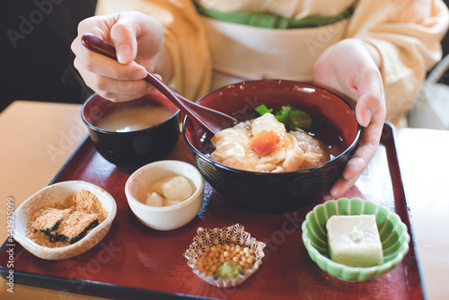 京都嵐山 郷土料理「湯葉丼」 photo