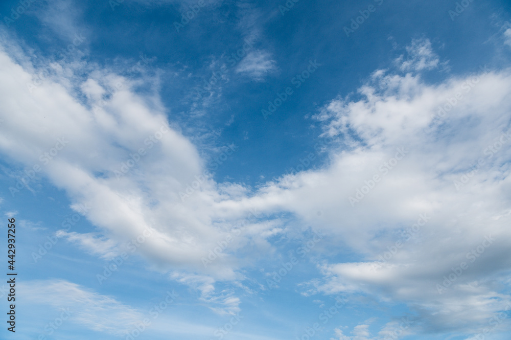 blue sky background with tiny clouds blue sky background with tiny clouds