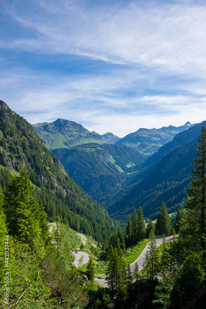 landscape with mountains (Montafon, Austria)