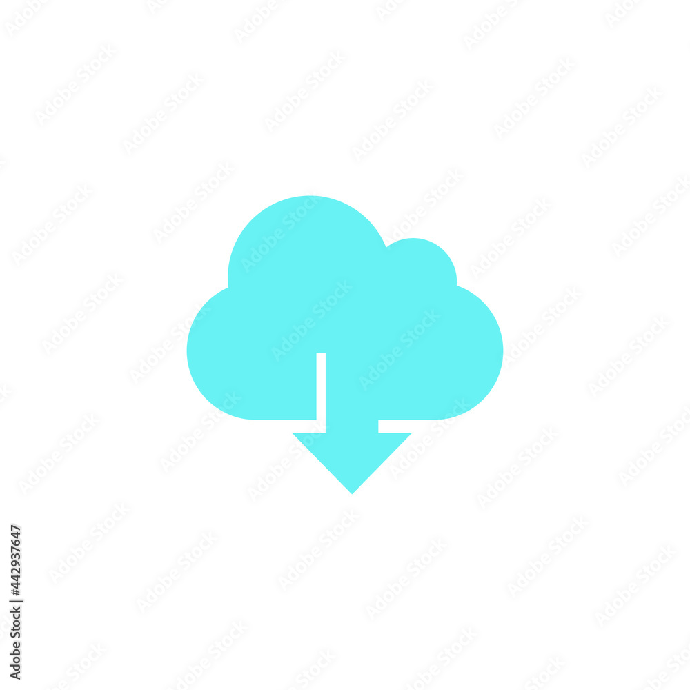 cloud computing icon design template vector cloud computing icon design template vector