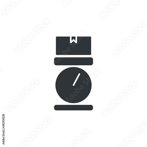 isolated scales sign icon, vector illustration