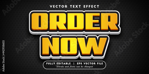 Text effects 3d order now, editable text style