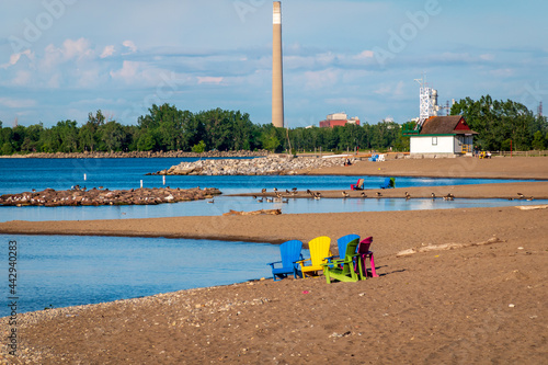 Photography The Toronto Beaches seen at the start of a sunny June morning