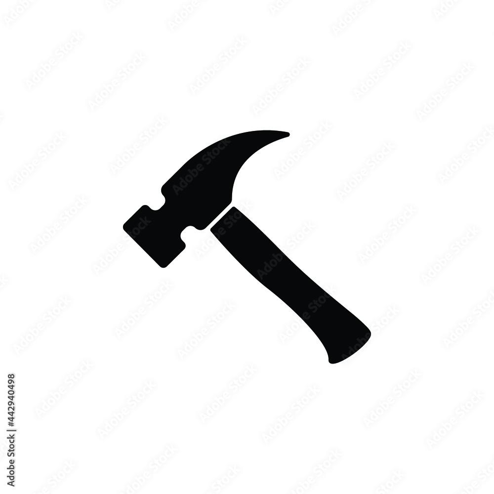 hammer icon design template vector hammer icon design template vector