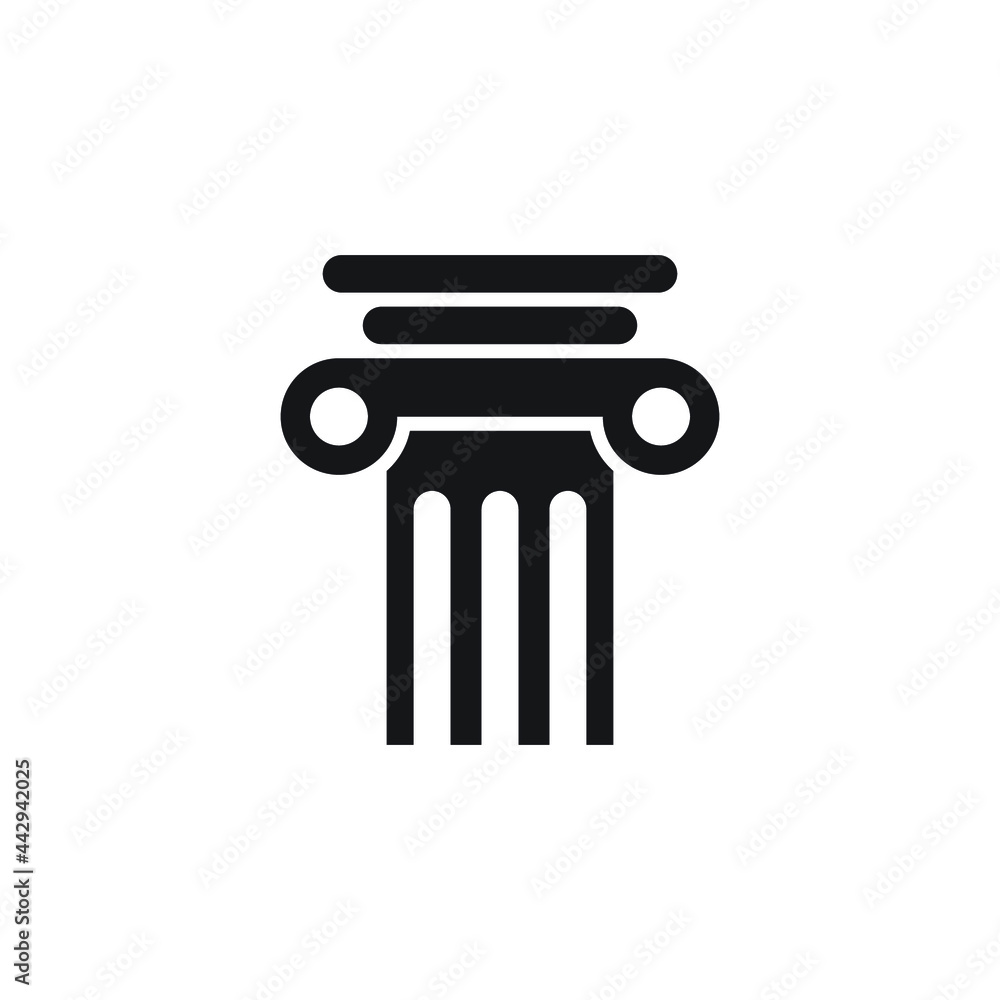 pillar logo icon design template vector pillar logo icon design template vector