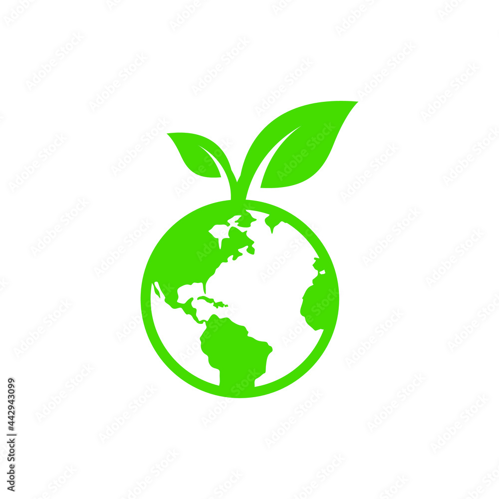 environment logo icon design template vector