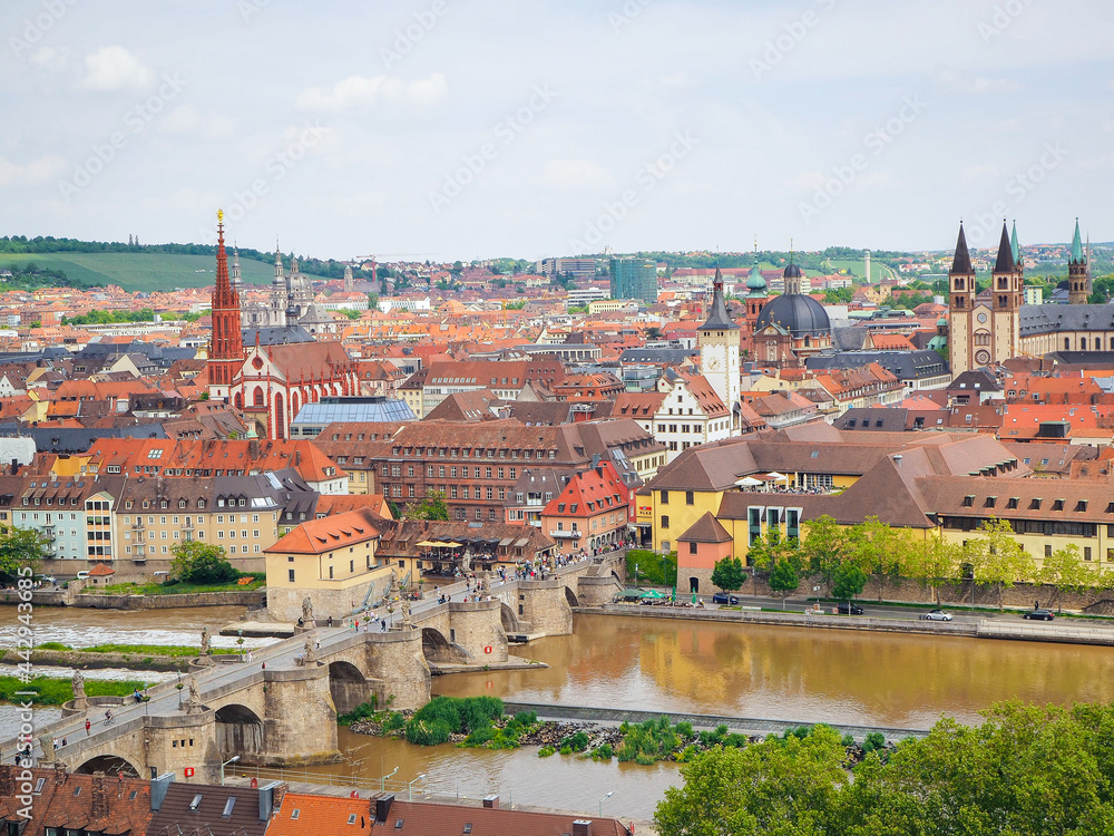 Obraz premium ヴュルツブルクの景色