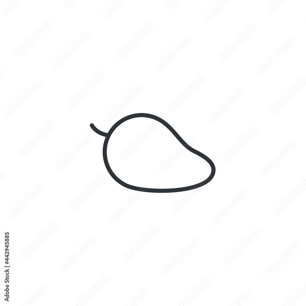isolated avocado sign icon, vector illustration isolated avocado sign icon, vector illustration