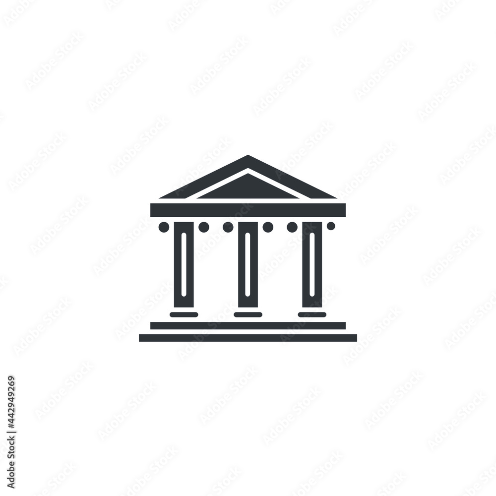 isolated court sign icon, vector illustration isolated court sign icon, vector illustration