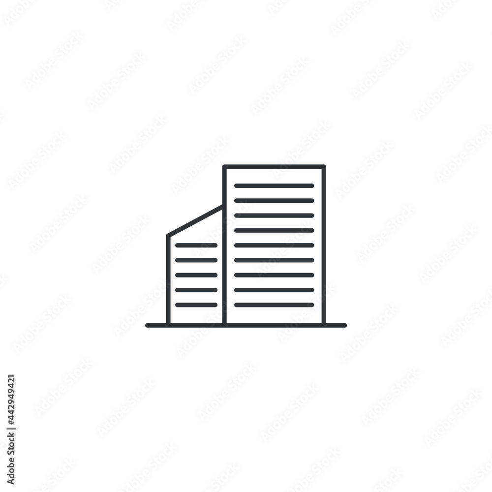 isolated office sign icon, vector illustration isolated office sign icon, vector illustration
