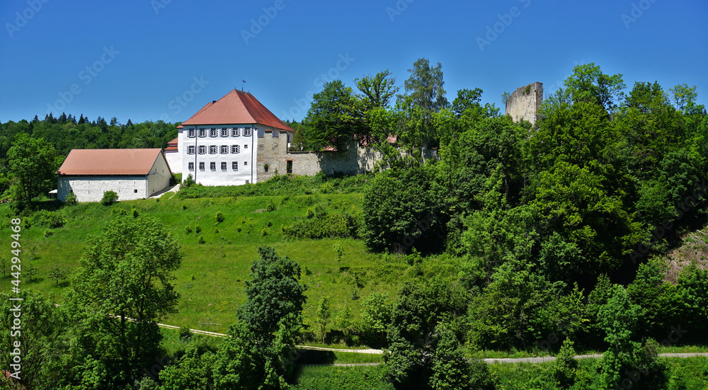 Schloss Hettingen im Laucherttal, Schwäbische Alb, Deutschland