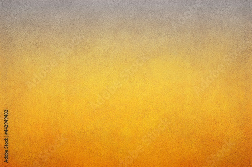 Yellow textured background with gray gradient.