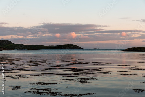 View from the twin beaches on the Isle of Gigha, Scotland, UK