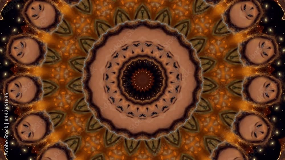 Abstract fantasy background. Geometric kaleidoscope, mandala effect. Abstract fantasy background. Geometric kaleidoscope, mandala effect.
