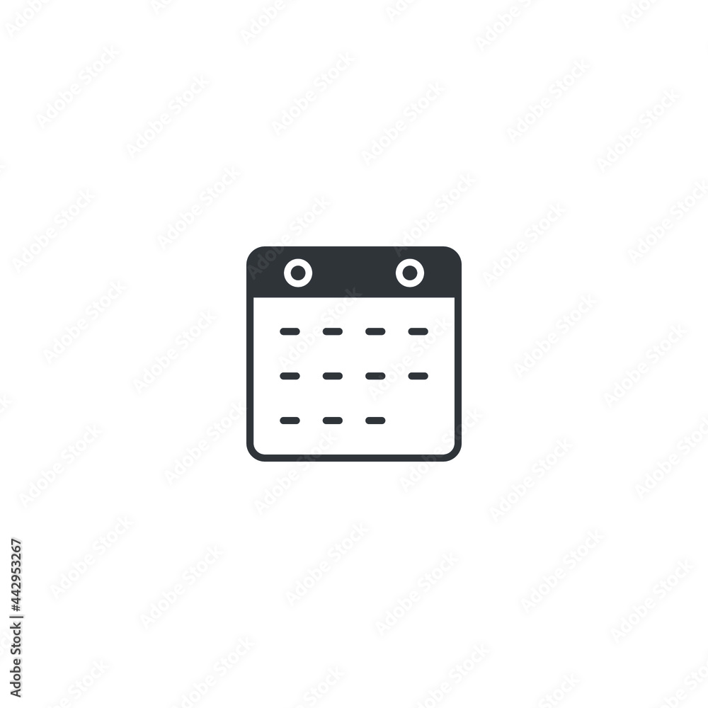 isolated calendar sign icon, vector illustration isolated calendar sign icon, vector illustration