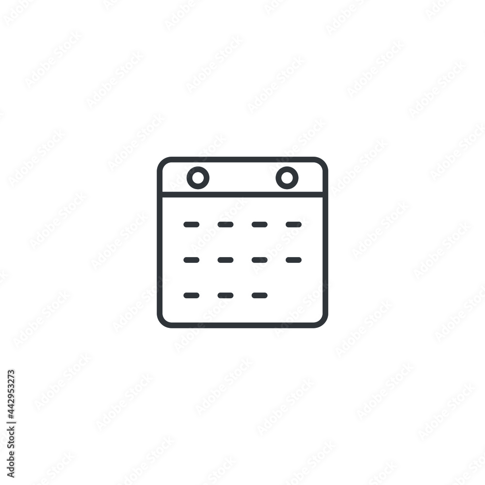 isolated calendar sign icon, vector illustration isolated calendar sign icon, vector illustration