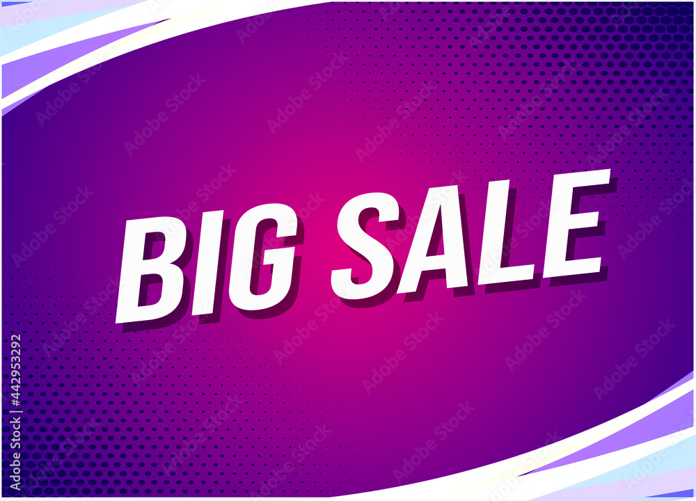 Big sale word concept vector illustration with lines 3d style for social media landing page, template, ui, web, mobile app, poster, banner, flyer, background, gift card, coupon, label, wallpaper Big sale word concept vector illustration with lines 3d style for social media landing page, template, ui, web, mobile app, poster, banner, flyer, background, gift card, coupon, label, wallpaper