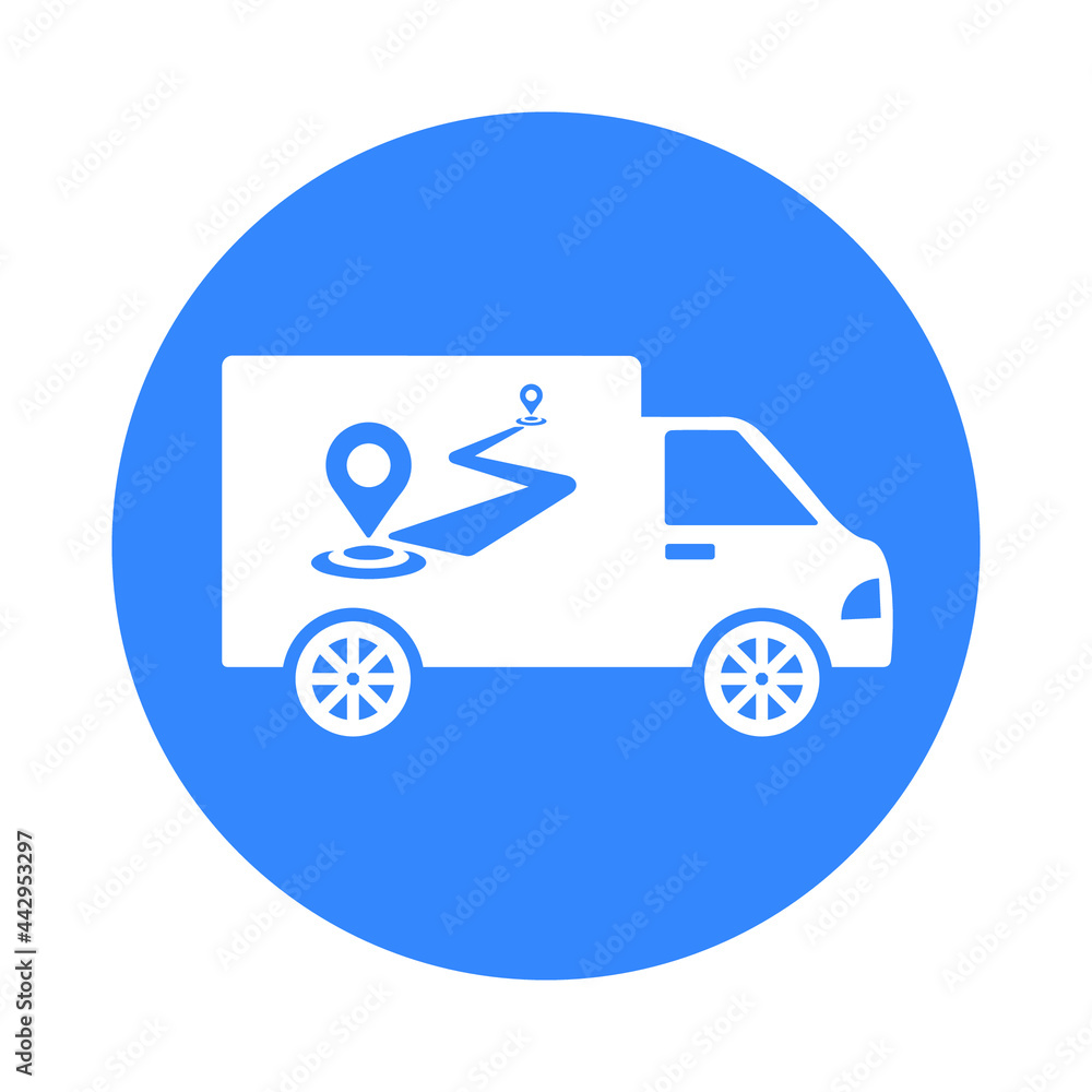 Direction travel way navigation icon (Vector illustration) Direction travel way navigation icon (Vector illustration)